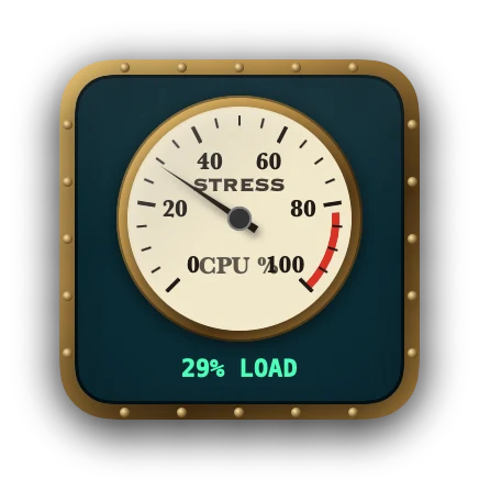 The CPU widget in Abyss