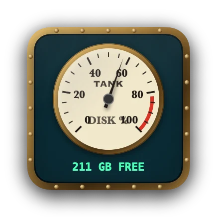 The Storage widget in Abyss