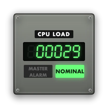 The CPU widget in Apollo