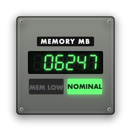 The Memory widget in Apollo