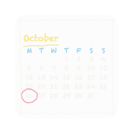 The Calendar widget in Chalk