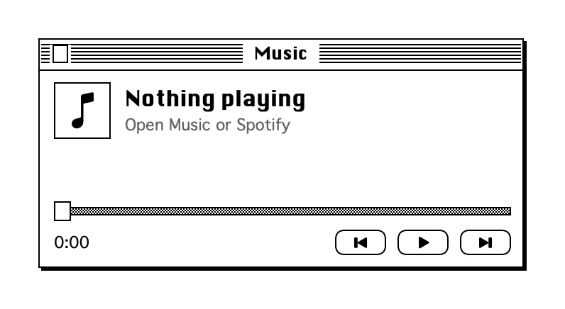 The Now Playing widget in Classic