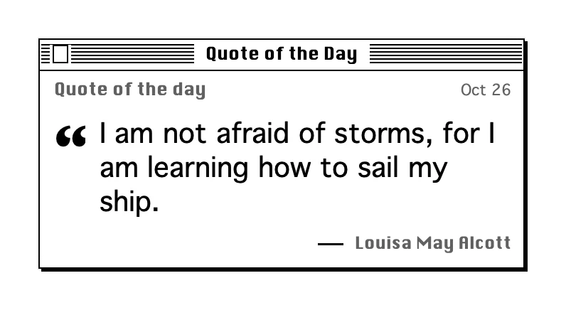 The Quote of the Day widget in Classic