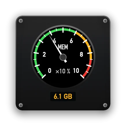 The Memory widget in Cockpit