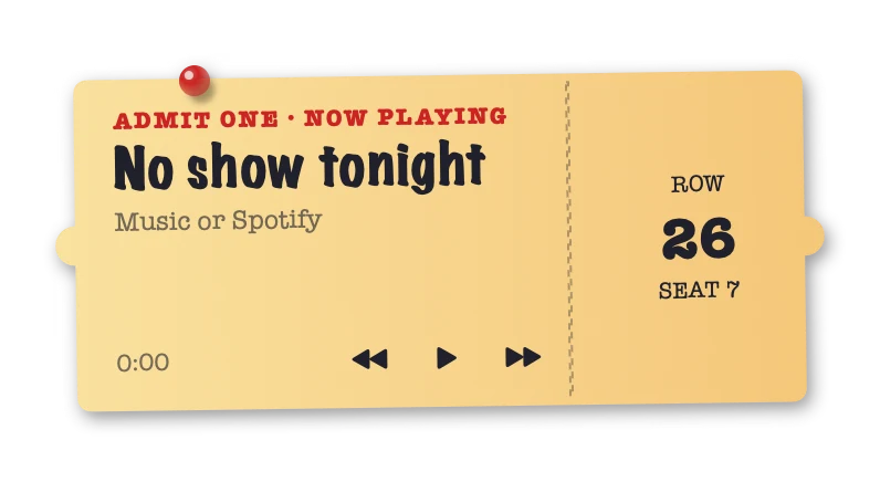 The Now Playing widget in Corkboard