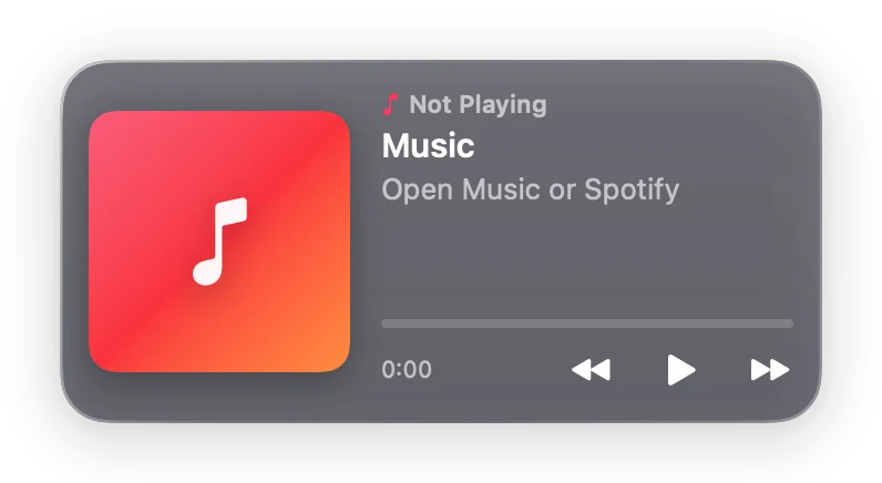 The Now Playing widget in Glass