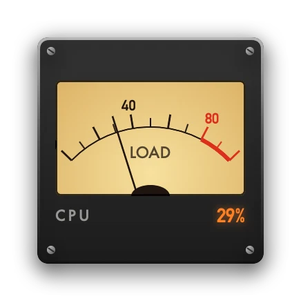 The CPU widget in Hi-Fi
