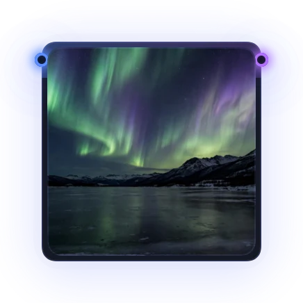 The Photo widget in Midnight