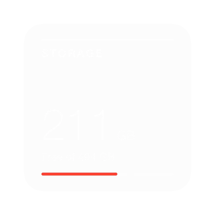 The Storage widget in Mono