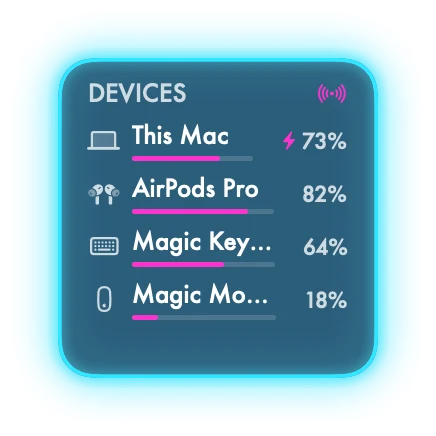 The Devices widget in Neon