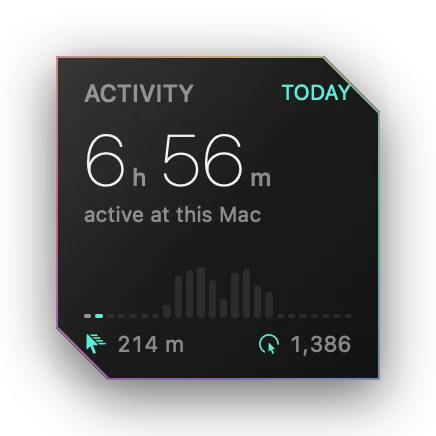 The Activity widget in Obsidian