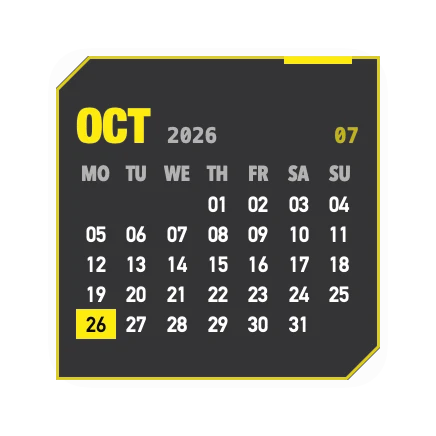 The Calendar widget in Overdrive
