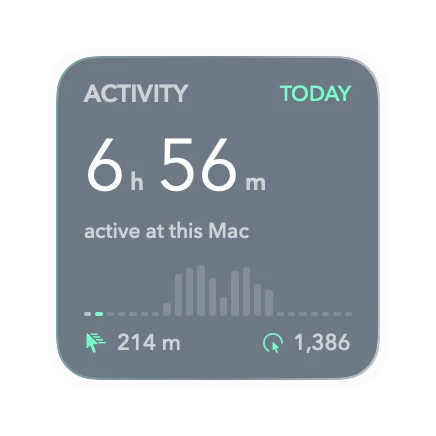 The Activity widget in Polar