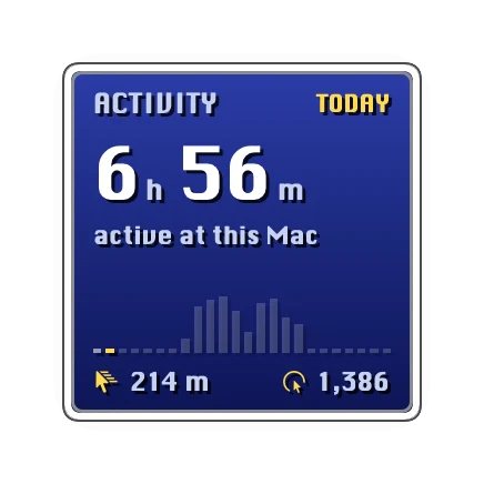 The Activity widget in Quest