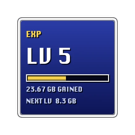 The Total Downloaded widget in Quest